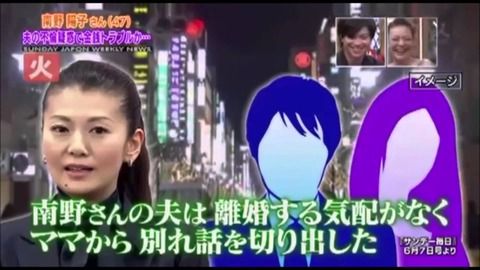 南野陽子の夫の不倫ニュース
